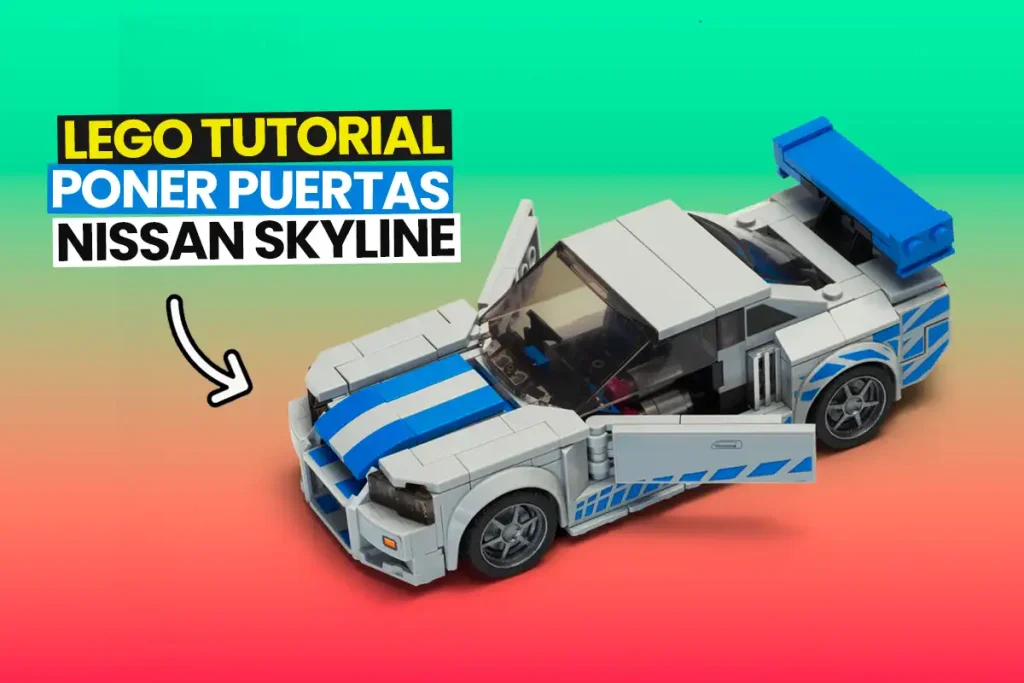 portada puertas nissan skyline lego