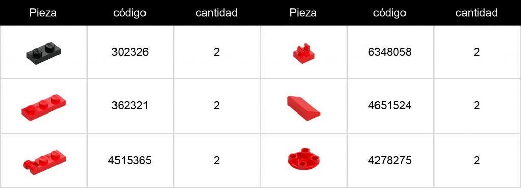 piezas para puertas 76895 lego