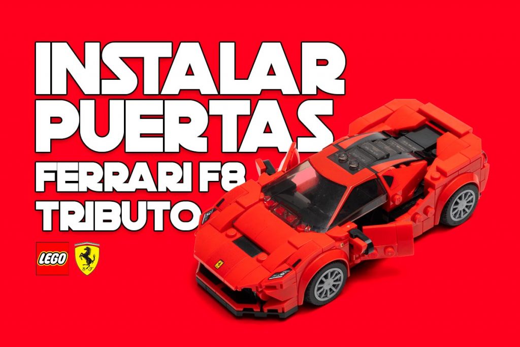 instalar puertas en lego ferrari speed champions