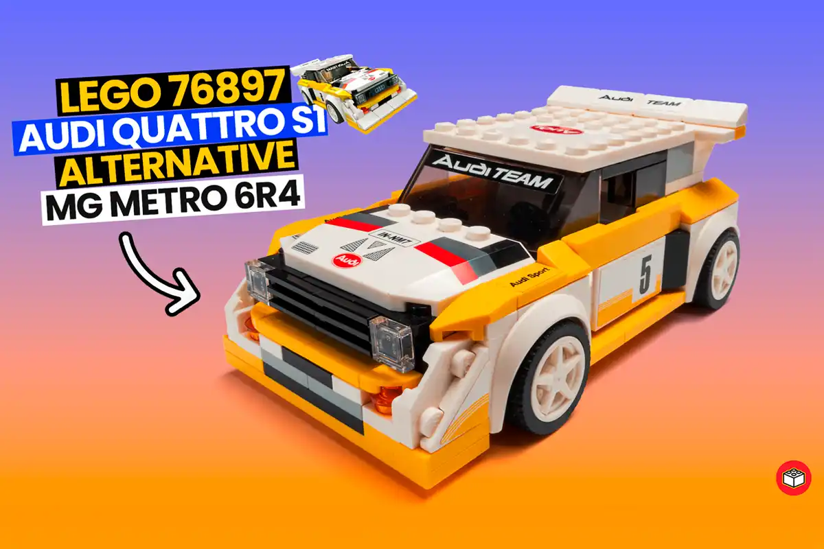 Portada de lego audi en metro 6r4 de lego