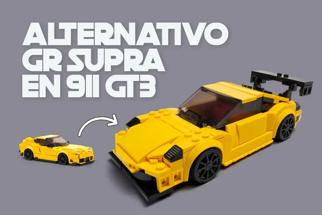 lego Toyota gr supra alternativo en Porsche 911 gt3