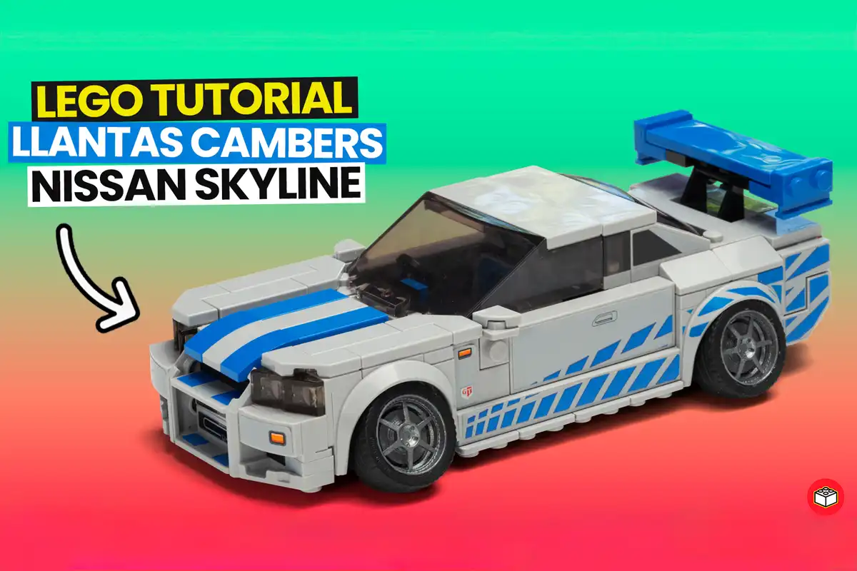 llantas cambers Nissan skyline de lego