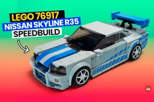 Portada Nissan Skyline R34 de Lego