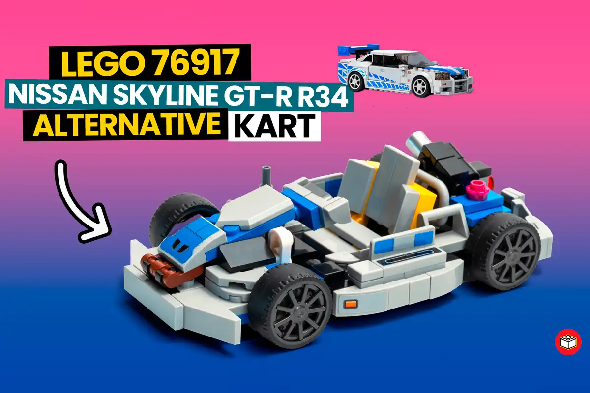 alernativo lego nissan skyline en kart