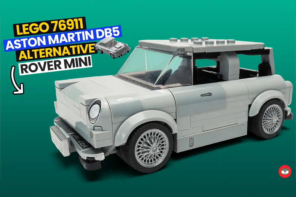 Lego aston martin db5 alternativo en rover mini