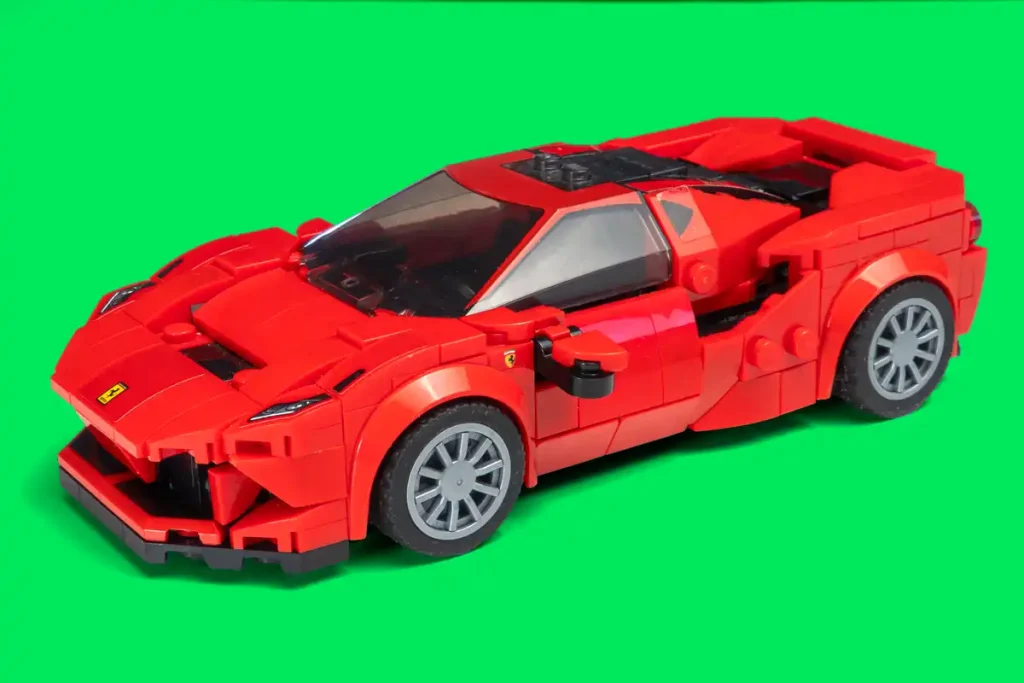 frontal ferrari F8 tributo de lego