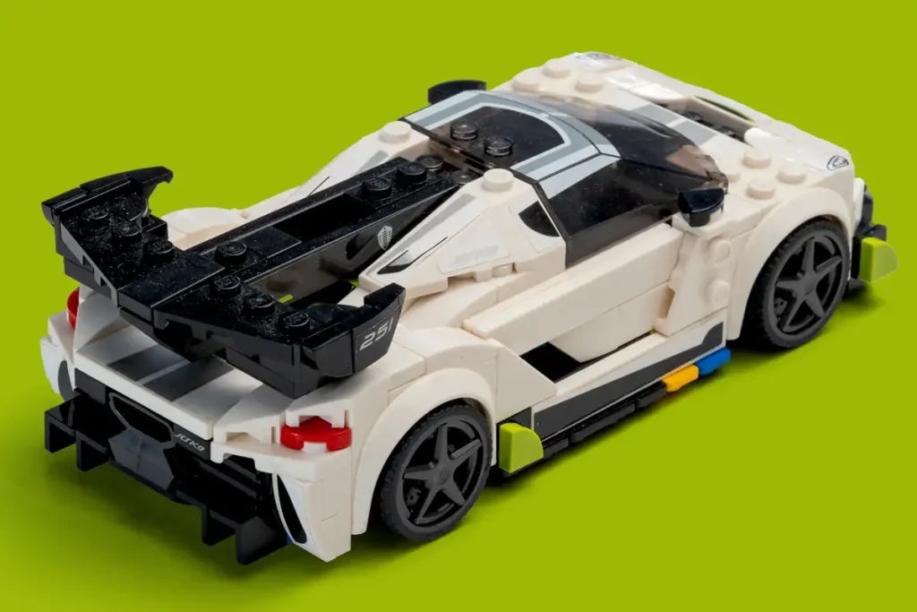 trasera del lego koenigsegg