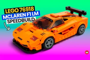 McLaren F1 LM de LEgo naranja