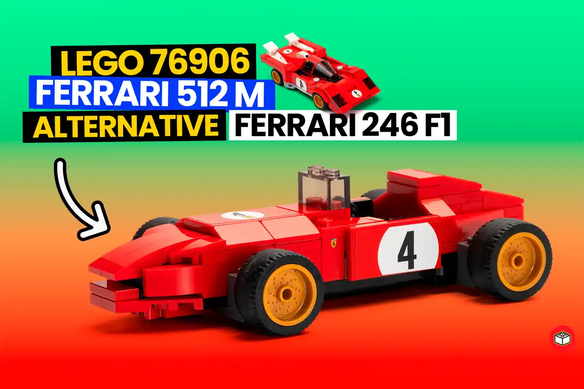 Lego ferrari 512 en 246
