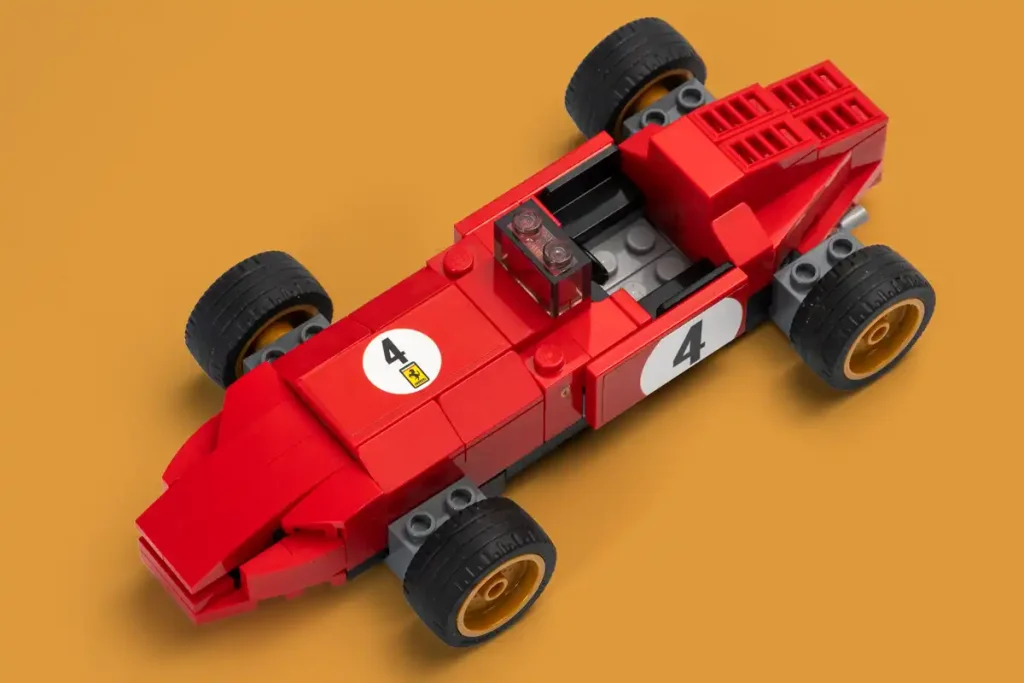parte superior del lego ferrari f1 246
