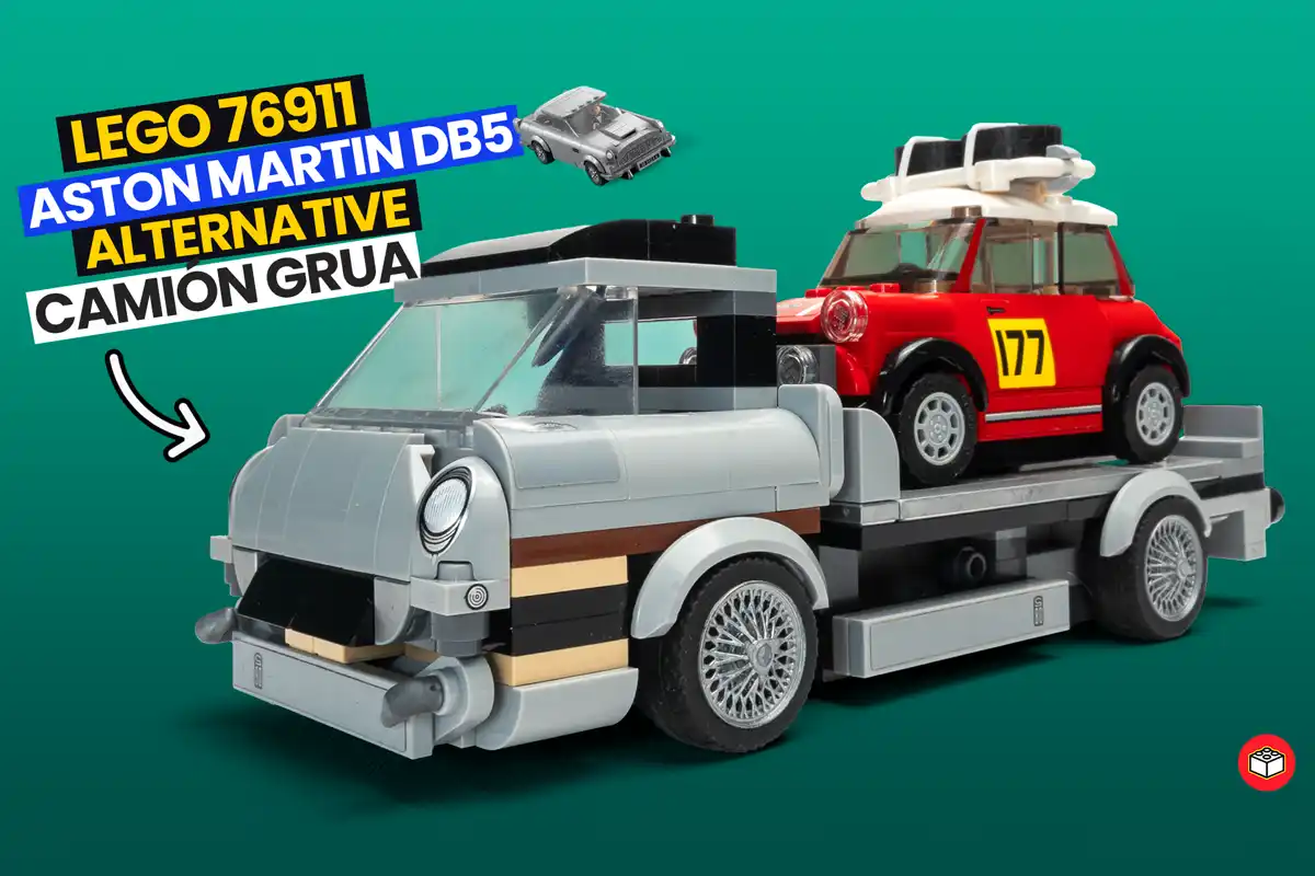 Lego camión grua alternativo con el lego db5