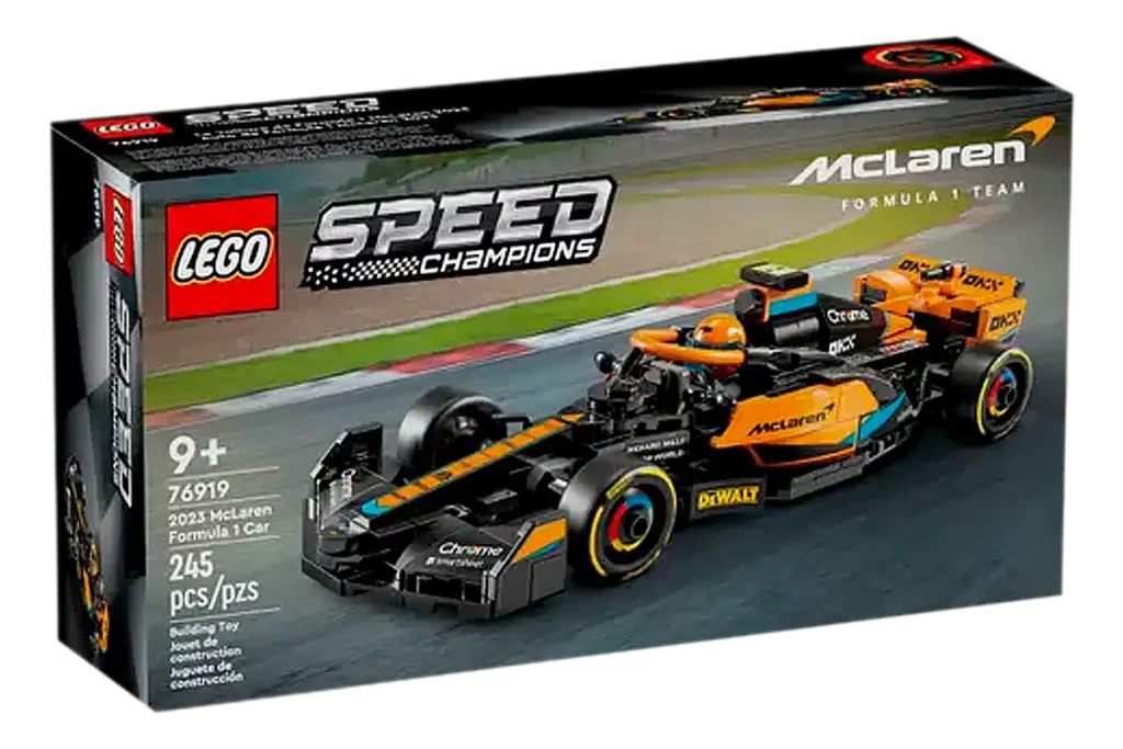 caja lego mclaren formula 1 de 2023 76919
