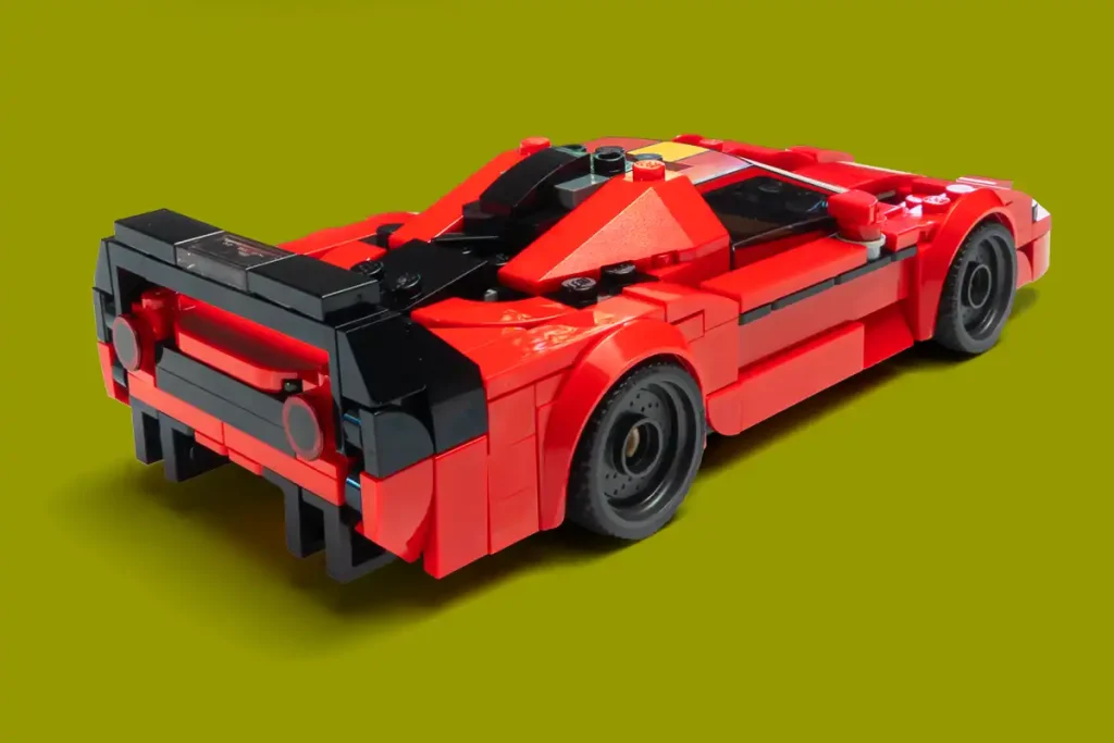 trasera del maserati mc12 de lego