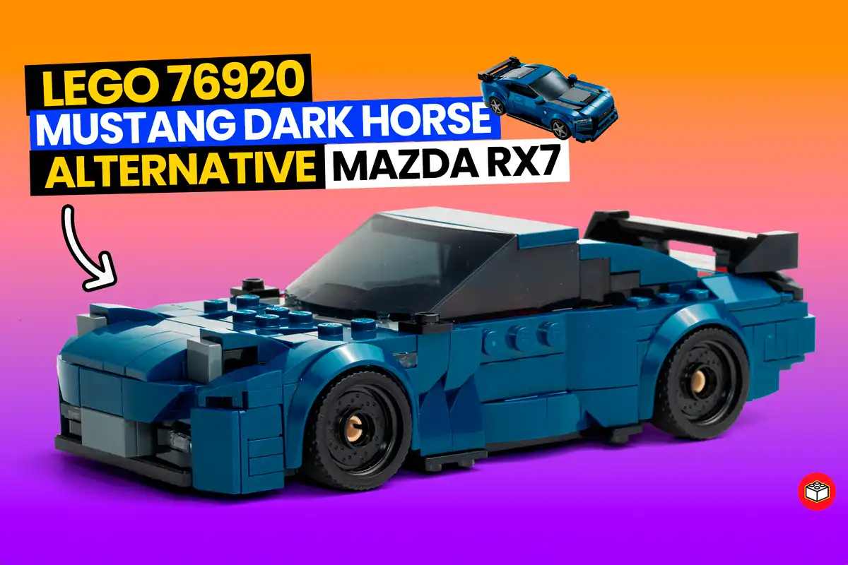 lego alternativo con lego mustang en mazda rx7