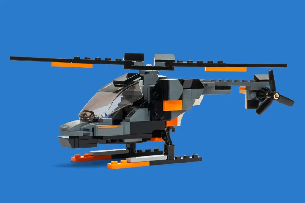alternativo lego senna en helicoptero