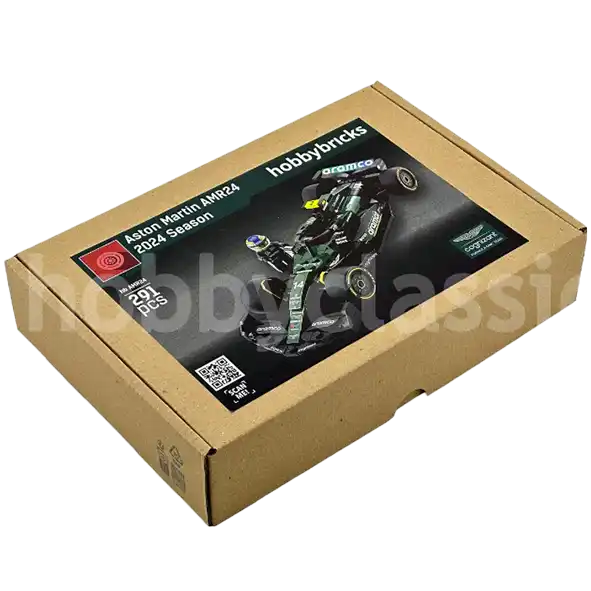 Caja Hobbybricks del aston martin amr24