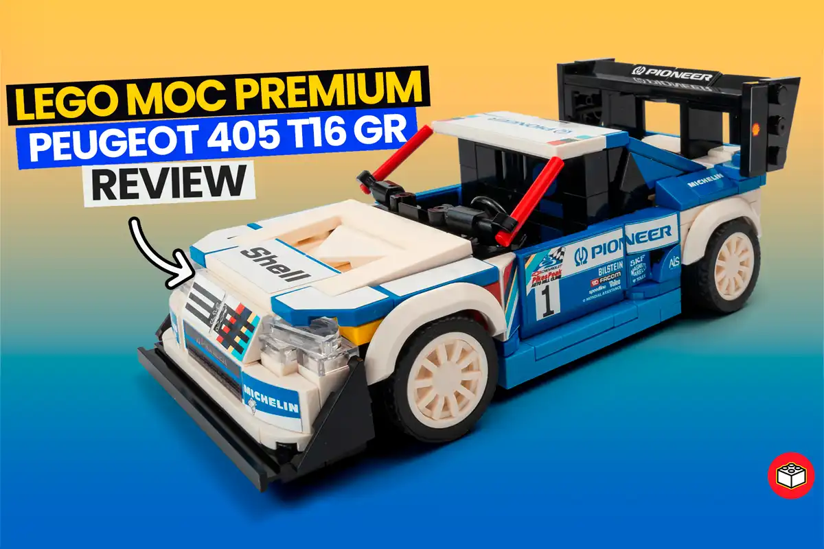 Peugeot 405 de pikes peaks de lego