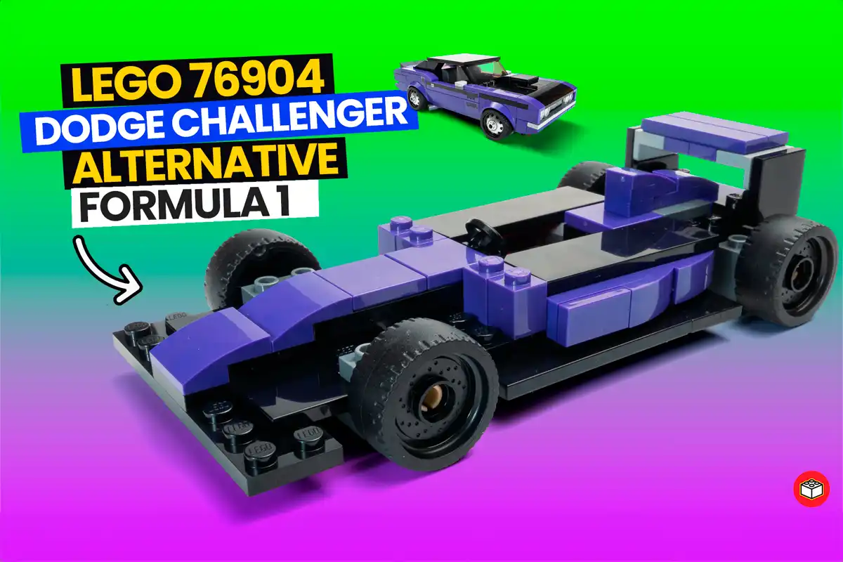alternativo lego challenger en un f1
