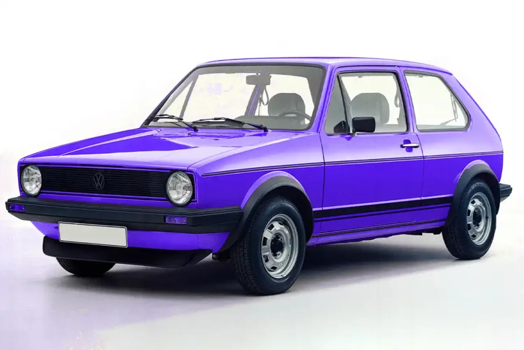 golf mk1 lila