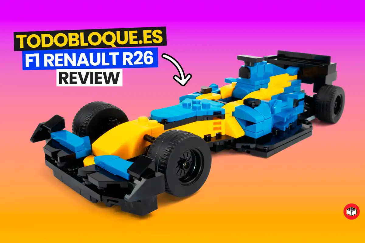 portada lego f1 renault r26 de fernando alonso