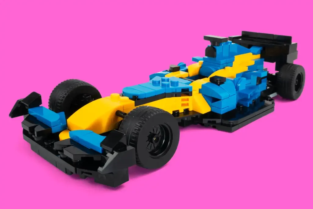 lego F1 renault r26 fernando alonso