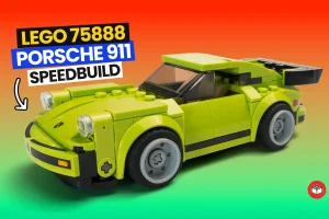 Lego porsche 911 clasico en verde