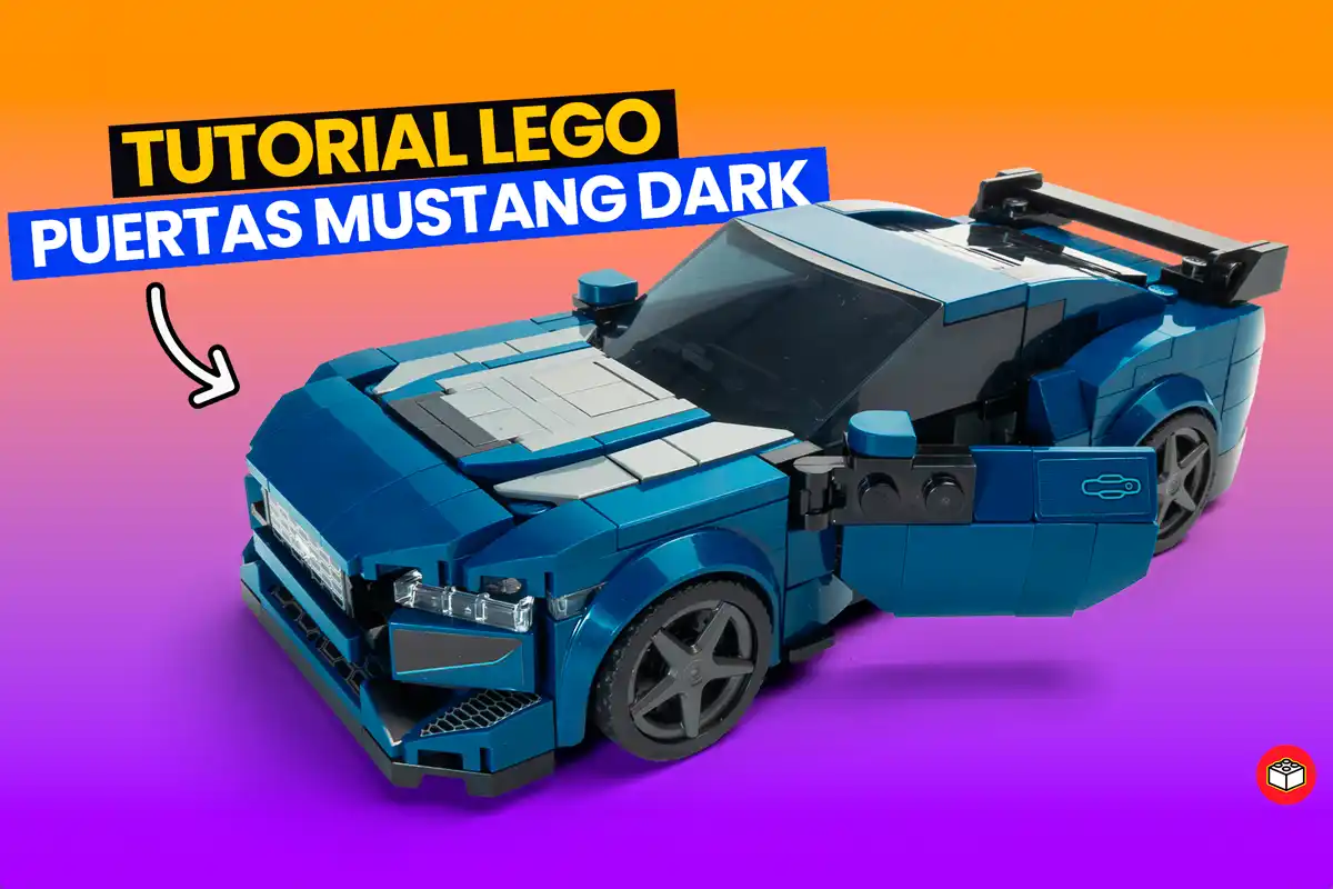modificar las puertas del mustang de lego