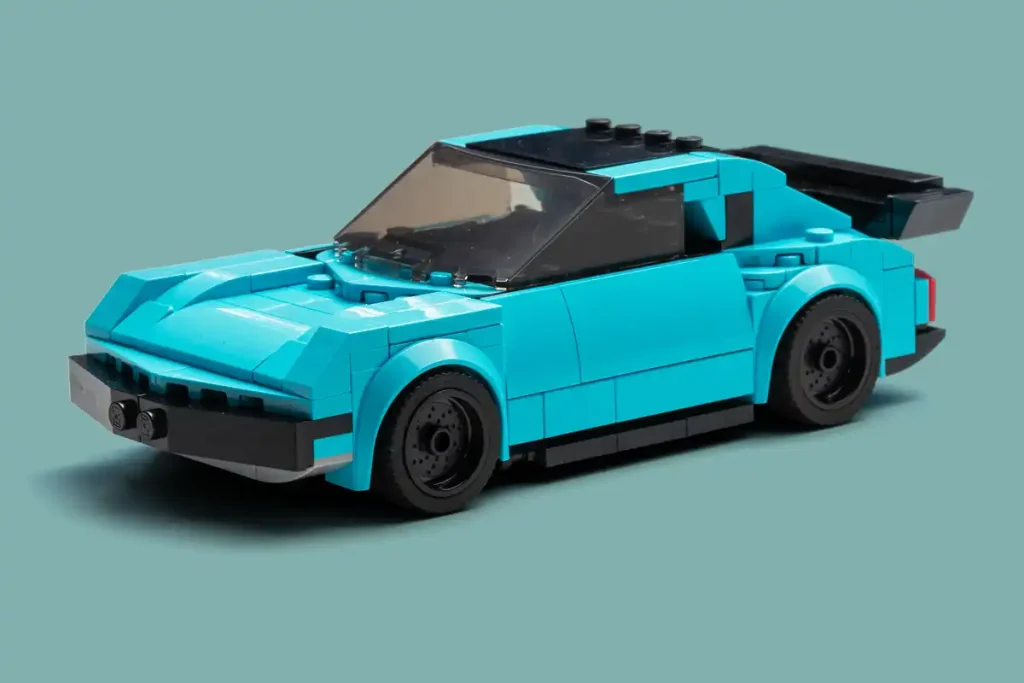 Porsche 911 alternativo con los jaguar de lego
