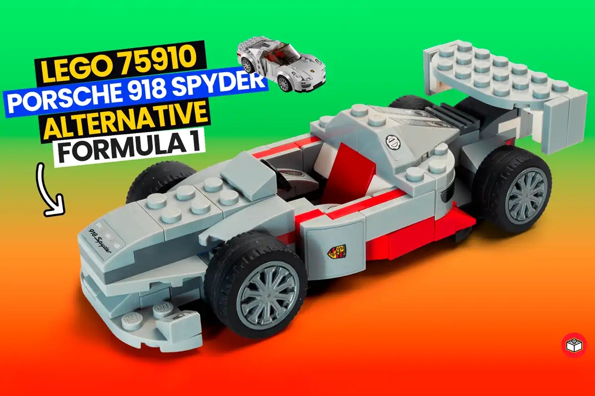 portada del alternativo del porsche 918 de lego 75910