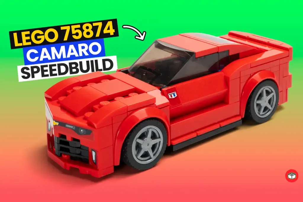 portada lego camaro rojo de 2016 de speed champions