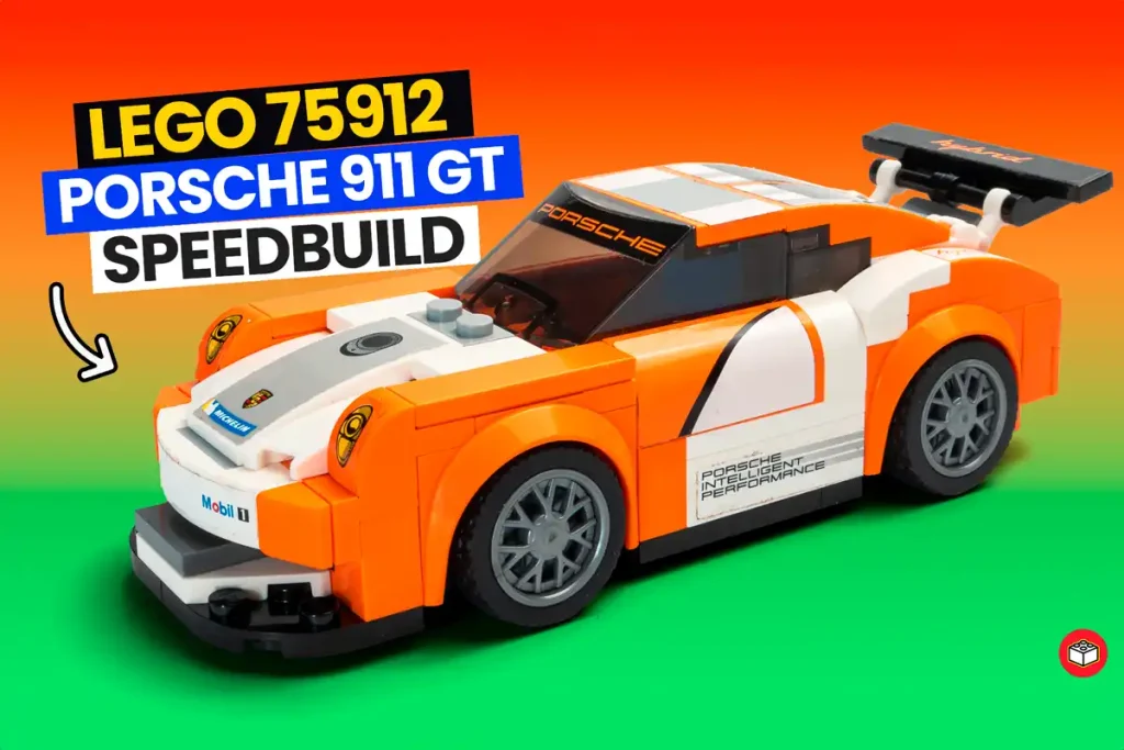 Portada lego porsche speed champions 911 GT 75912