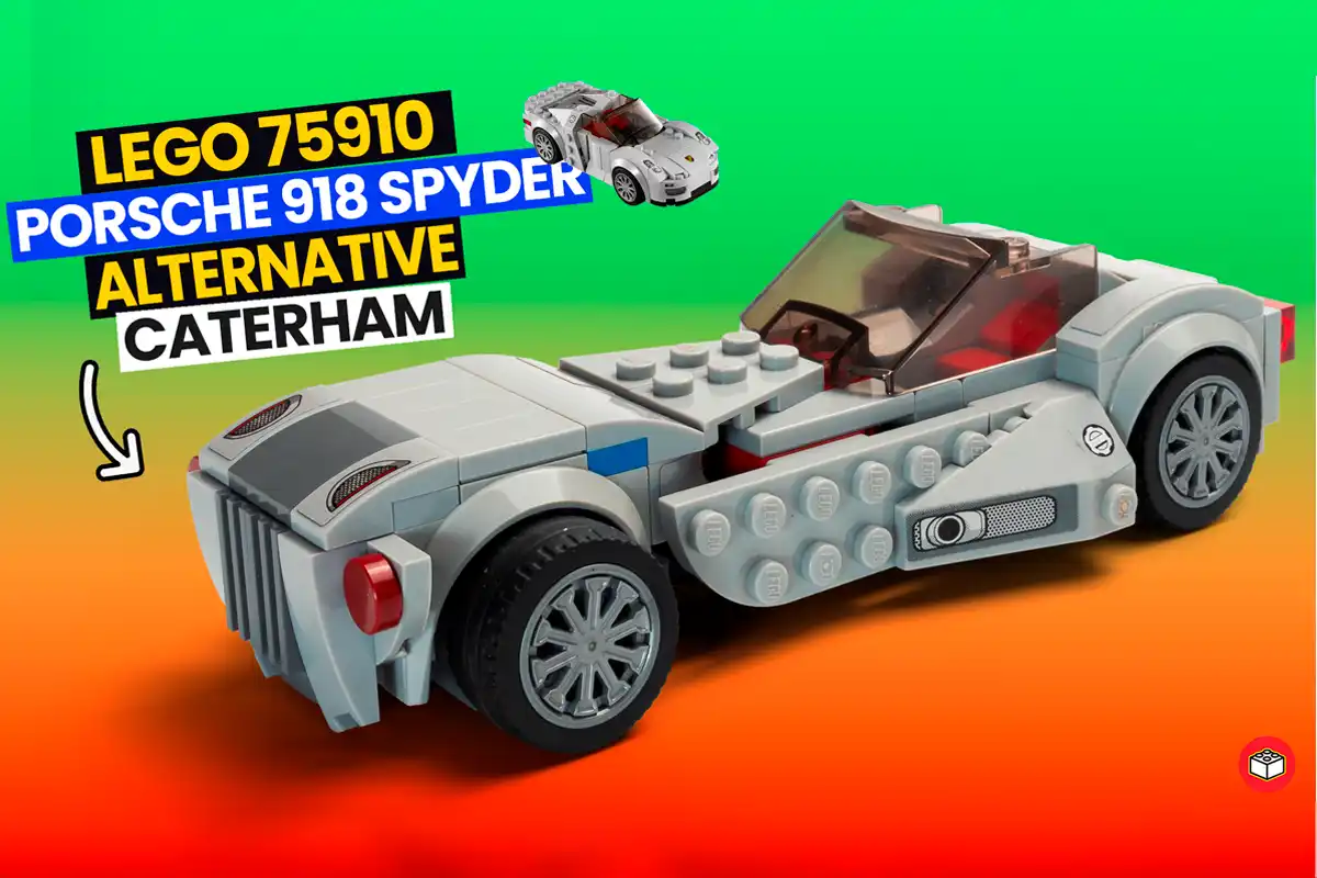 portada para alternativo lego porsche 918 en caterham