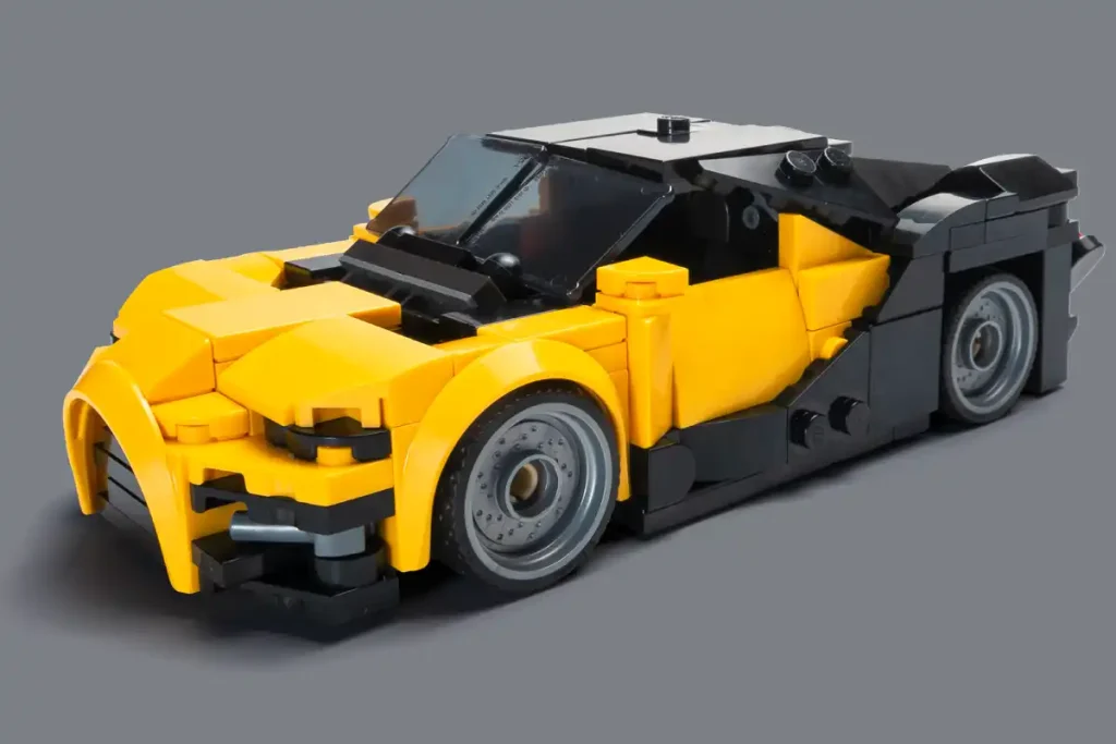 frontal del lego bugatti tourbillon alternativo de mercedes