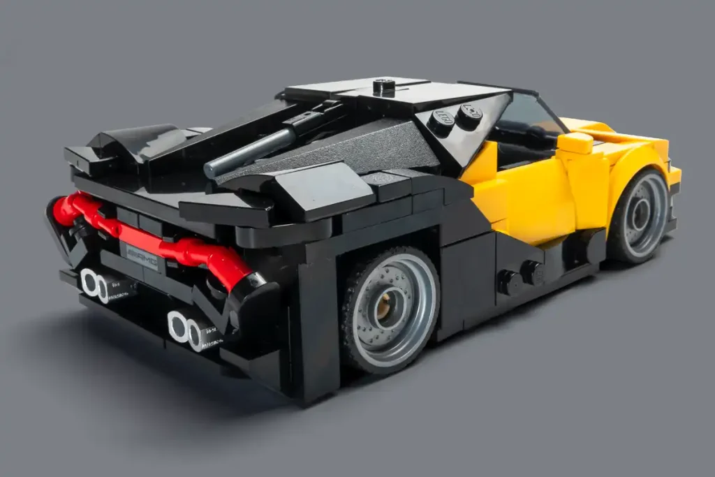 trasera del lego buggati alternativo con mercedes