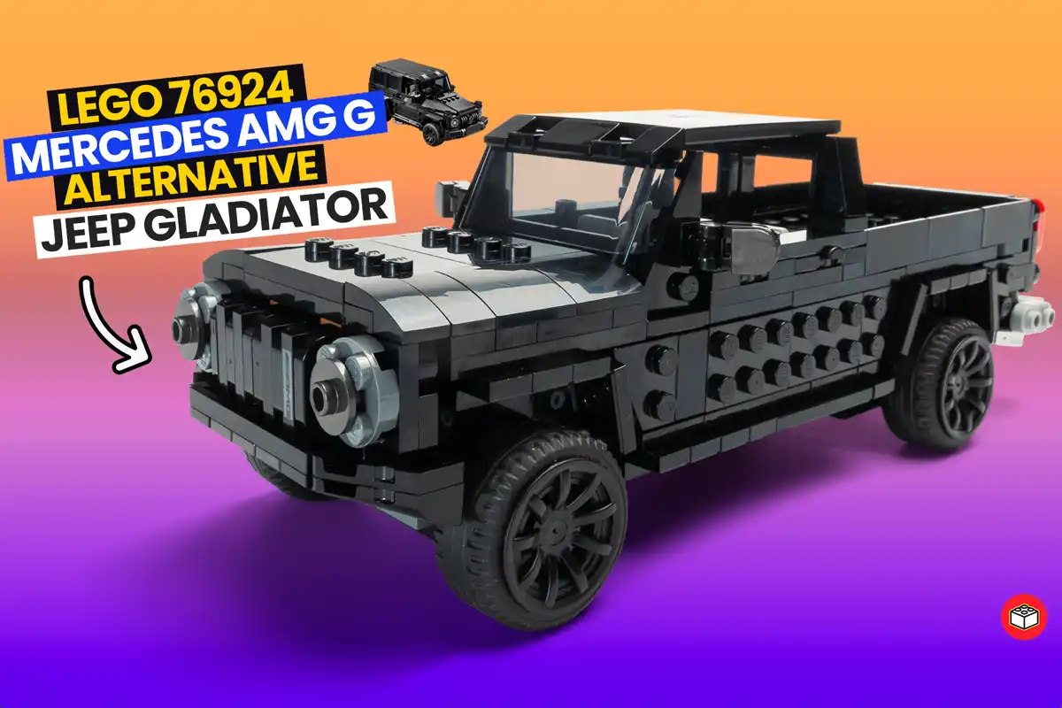 jeep gladiator de lego con el g63