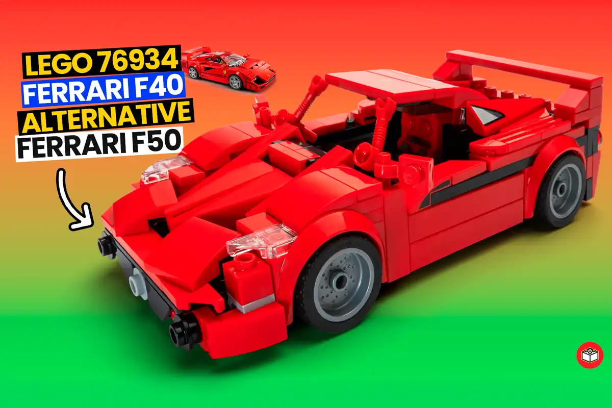 lego F50 alternativo con ferrari F40