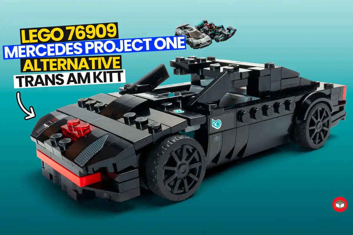 lego alternativo pontiac trans am kitt
