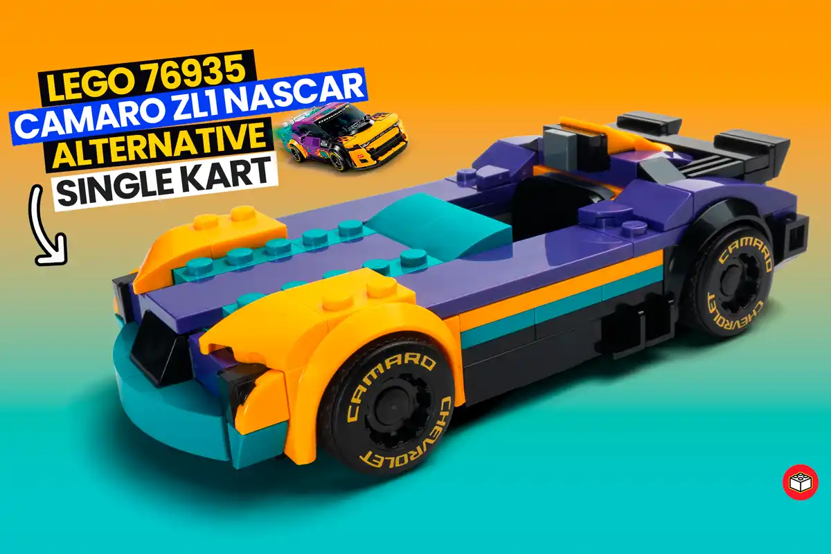 Lego Camaro ZL1 en kart
