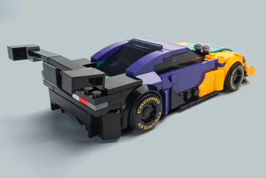 trasera del modelo alternativo del lego camaro en nissan silvia