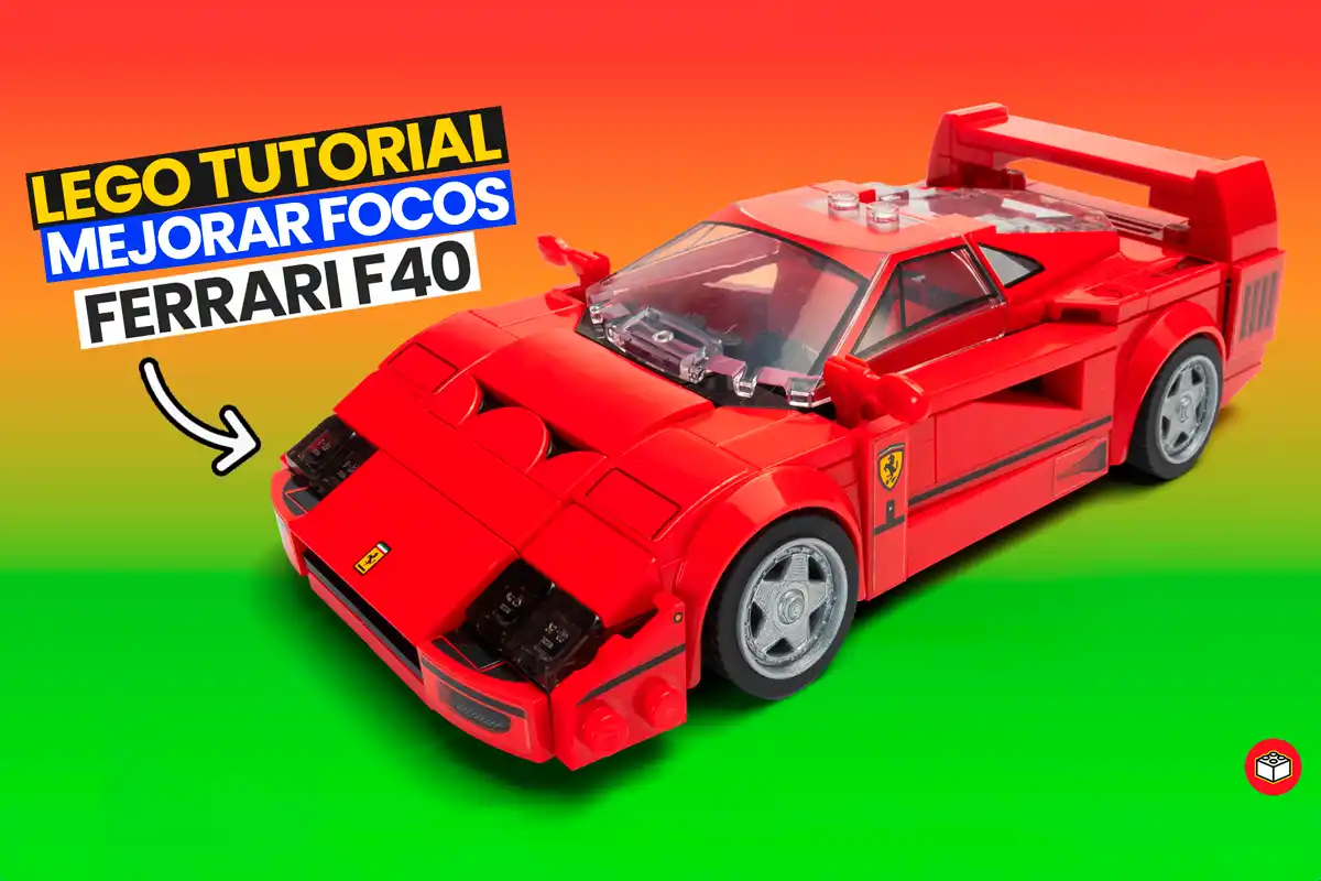modificar focos Ferrari f40 lego