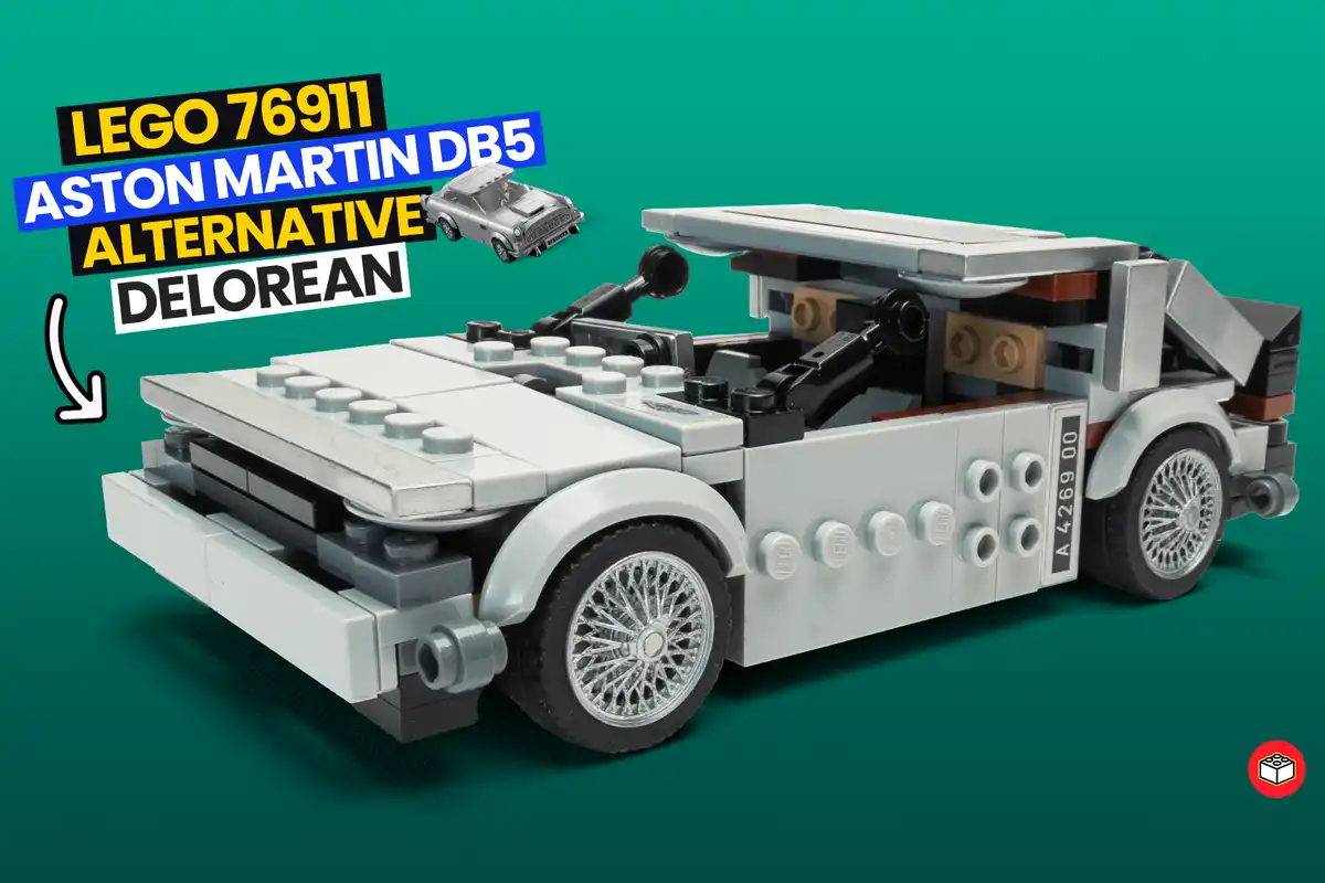 construccion alternativa aston db5 lego en delorean