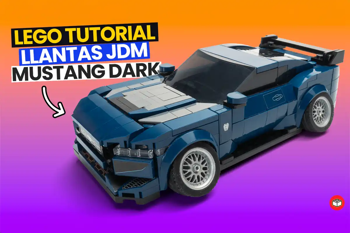 modificacion lego llantas jdm a mustang
