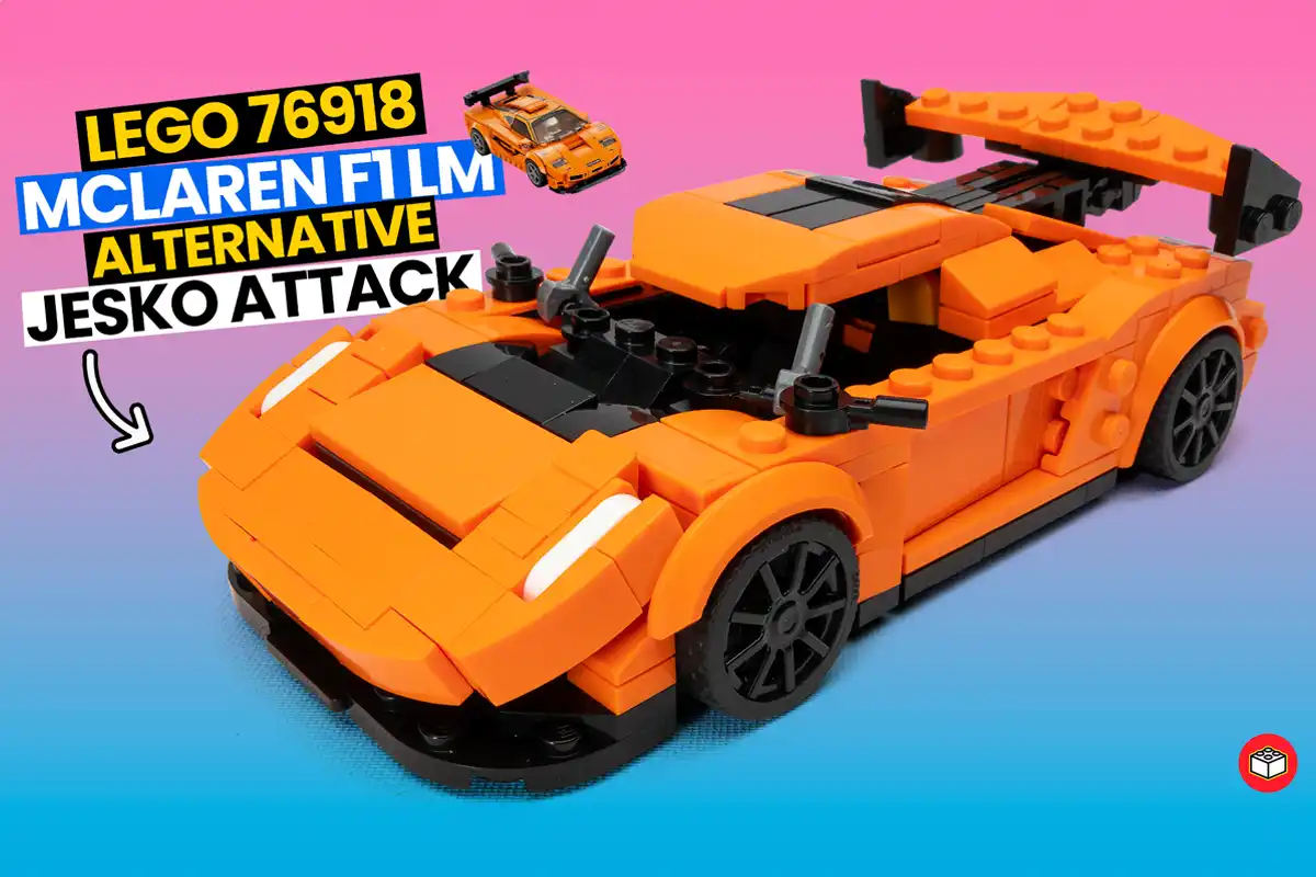 construccion alternativa del lego McLaren LM en un jesko attack