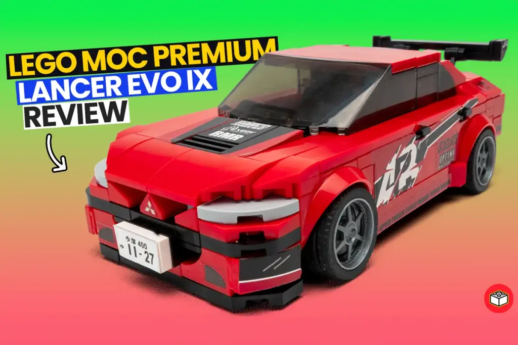 lego moc speed champions mitsubishi lancer evo 9