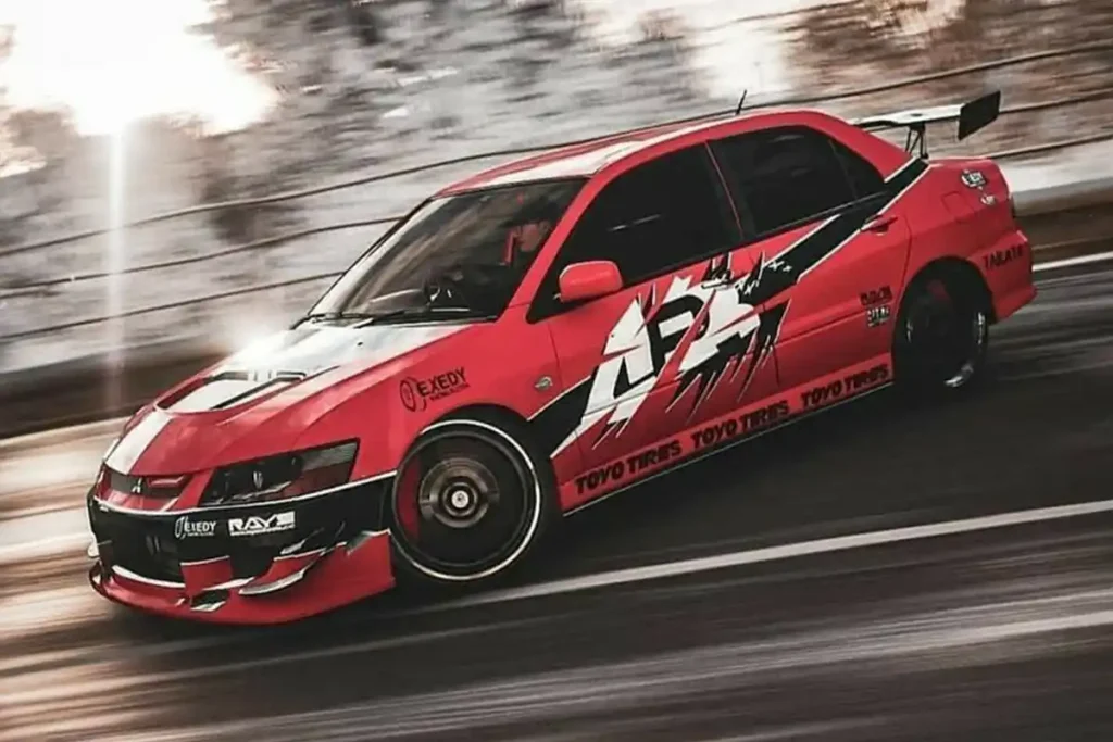 mitsubishi lancer evo de la pelicula tokio drift