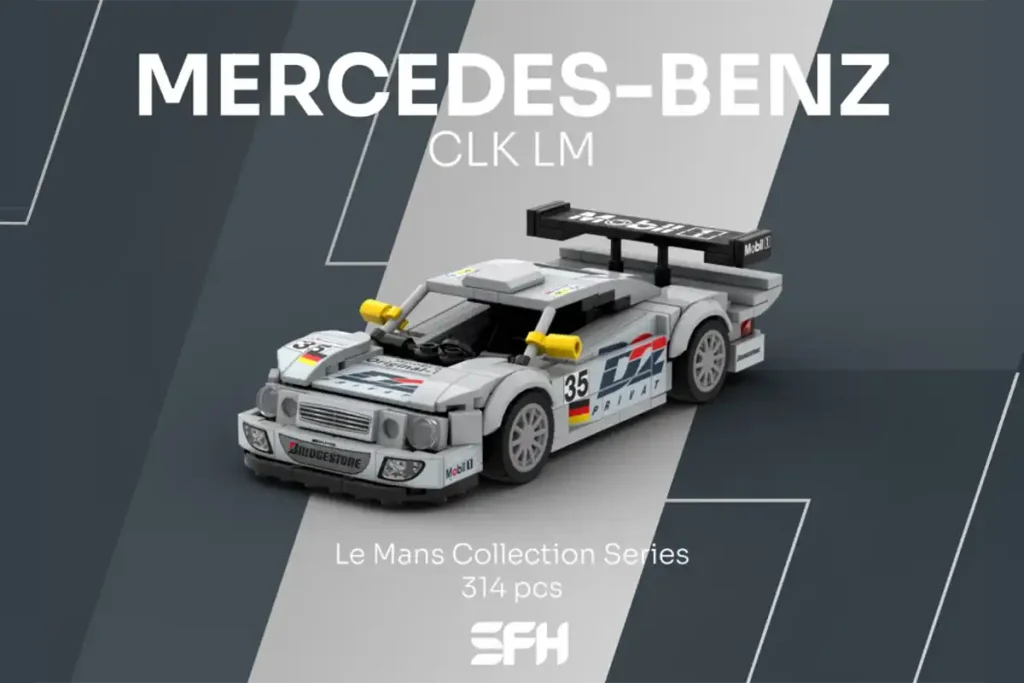 instrucciones para montar el mercedes clk de lego