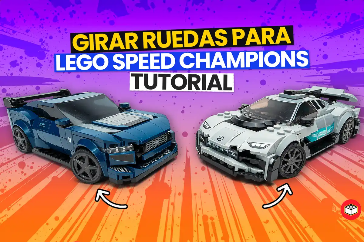 Lego modificar ruedas en lego speed champions