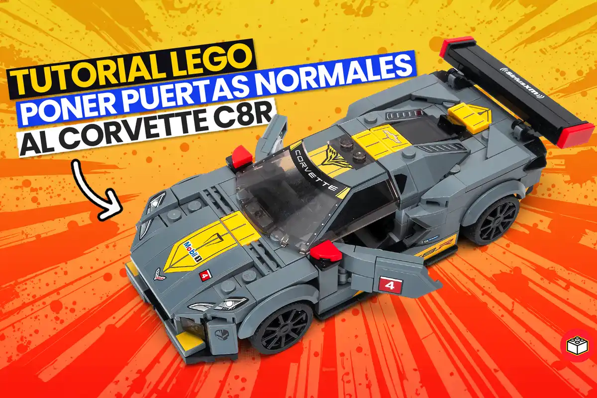 modificacion para el lego corvette c8r de lego