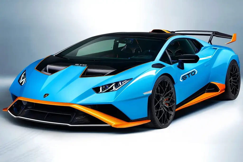 lamborghini huracan sto azul y naranja