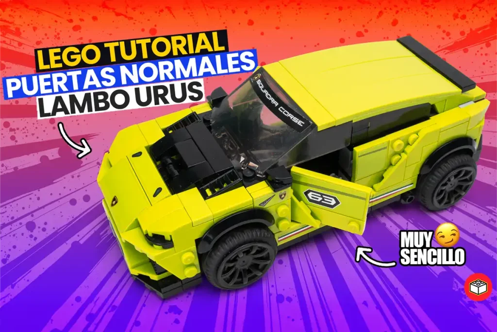lego tutorial puertas lamborghini urus